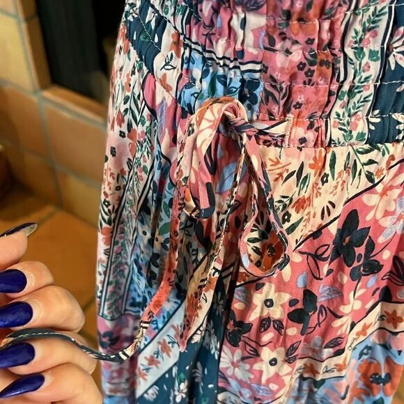 Matilda Jane Floral Patchwork Cottage-core Prairie Style Maxi Dress, S! - Picture 7 of 12